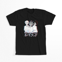 Koszulka Czarna - The Promised Neverland - WYBIERZ KOLOR KOSZULKI I FASON Męska 4XL