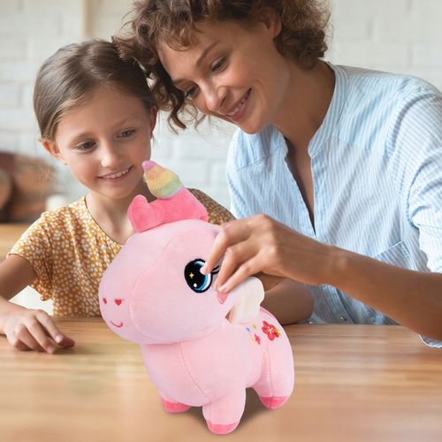 PLUSZOWY JEDNOROŻEC Z TOREBKĄ PLUSZOWA MASKOTKA PRZYTULANKA PLUSZAK UNICORN na Arena.pl