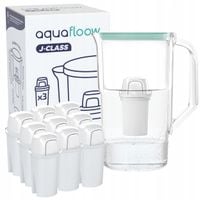 Plastikowy dzbanek filtrujący AquaFloow J-CLASS 2,5l mięta + 10x filtr wody