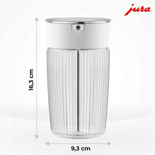 KARAFKA NA MLEKO SZKLANA POJEMNIK ZBIORNIK DO MLEKA JURA 0,5L na Arena.pl