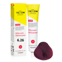 ALFAPARF YELLOW Farba do włosów 6.26 Ciemny fioletowo czerwony blond 100ml