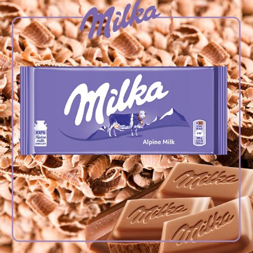 MILKA CZEKOLADA ALPINE MILK 8x100G na Arena.pl