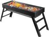 DUŻY GRILL ogrodowy PRZENOŚNY WĘGLOWY SKŁADANY WALIZ TURYSTYCZNY NA KE