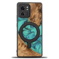 etui bewood unique na motorola edge 40 - turquoise z magsafe