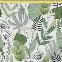DreamRoots Wodoodporne Płótno Wzór Liście 160 x 100 cm 1M