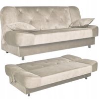 Kanapa sofa Sara Karo rozkładana wersalka spania bonell łóżko Family meble