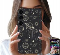 ETUI DO SAMSUNG GALAXY S24 PLUS - KOSMOS PLANETY GWIAZDY KSIĘŻYC + SZKŁO
