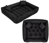 legowisko dla psa kojec ecco 100x75 cm wodoodporne czarne