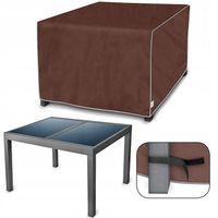 POKROWIEC OCHRONNY NA STÓŁ OGRODOWY MOCNA PLANDEKA CAŁOROCZNY 125x95x70 cm