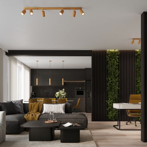 Plafon KARBON 4L złoty na Arena.pl