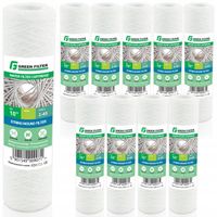 FILTR DO WODY WKŁAD 10' SZNURKOWY 20 MIKRON USUWA OSADY - 10 SZTUK