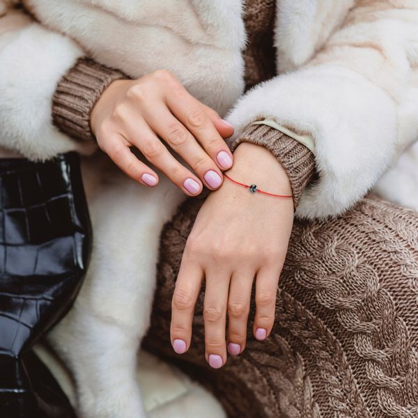 AMULET BRANSOLETKA na SZCZĘŚCIE turmalin DEDYKACJA zdjęcie 2