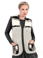 Kamizelka, wełniana, na zamek, 100% wełny, rozmiar S