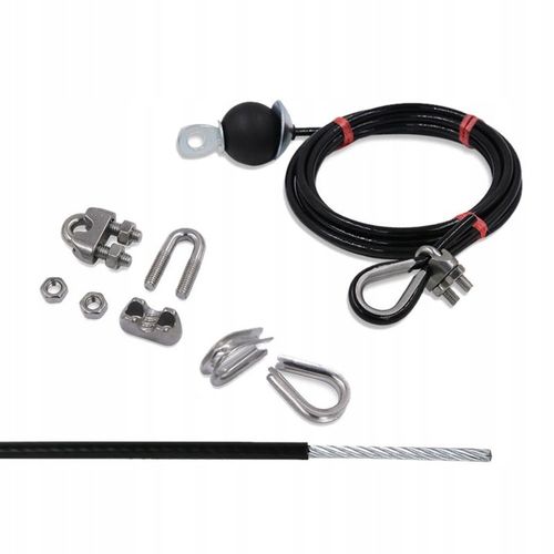 WYCIĄG GÓRNY DOLNY ZESTAW DO ĆWICZEŃ 100KG LINKA ABS BICEPSA TRICEPSA DOMU na Arena.pl