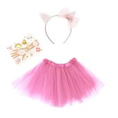 Akcesoria do przebrania spódniczka opaska tatuaże Kotek