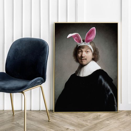Plakat króliczek rembrandt 30x40 cm na Arena.pl