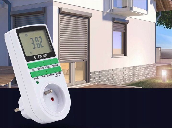 PROGRAMATOR CZASOWY WŁĄCZNIK WYŁĄCZNIK TIMER CYFROWY LCD - Polskie Menu zdjęcie 2