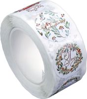 naklejki na rolce merry christmas boże narodzenie 500 sztuk titanum