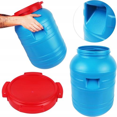 Beczka spożywcza do kiszenia 30L - wielofunkcyjny pojemnik niebieski na Arena.pl