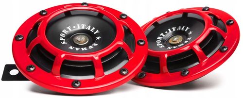 EPMAN WYSOKIEJ JAKOŚCI KLAKSON 335/400Hz KLAKSONY RED CZERWONY na Arena.pl