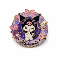 Kuromi | 6 cm | Metal | Przypinka | Sanrio