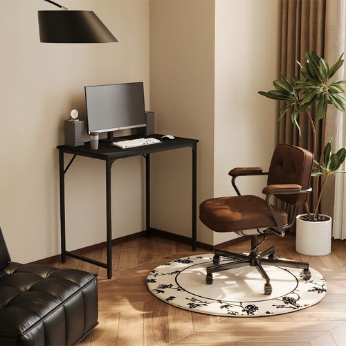 Computertisch – Schwarz, Industrie-Stil, Moderner Loft-Look, 80 cm na Arena.pl