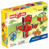 GEOMAG Magicube Magiczne kostki Zestaw dinozaury