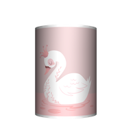 Abażur Tuba - Swan Queen (różowa)