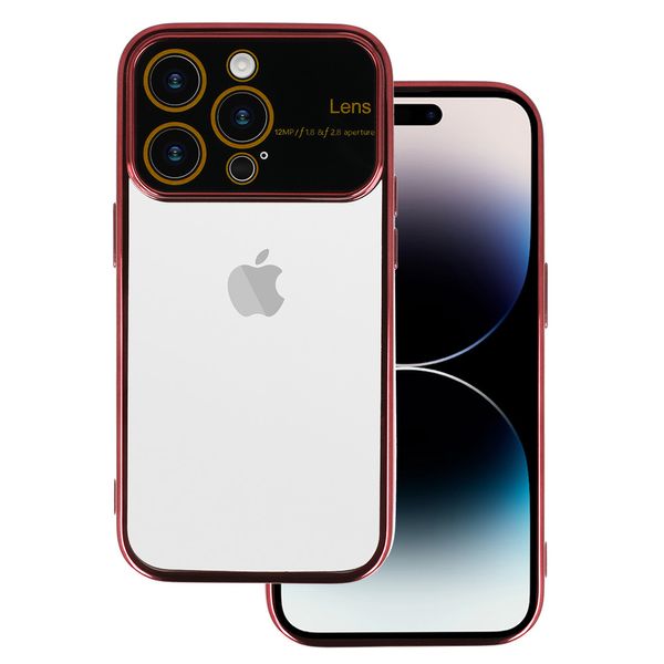 Electro Lens Case do Iphone 12 Wiśniowy zdjęcie 1