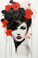 Plakat 53x81cm Kwiatowa Pasja