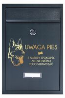 Skrzynka pocztowa UWAGA PIES duży wybór wzorów HIT