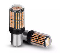 ŻARÓWKI LED BAU15S KIERUNKOWSKAZY POMARAŃCZOWE CAN