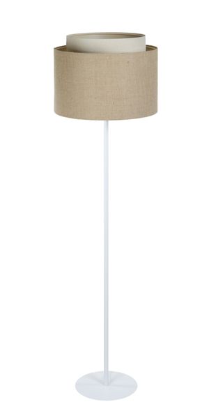 Lampa stojąca ASU I beżowa/biała zdjęcie 1