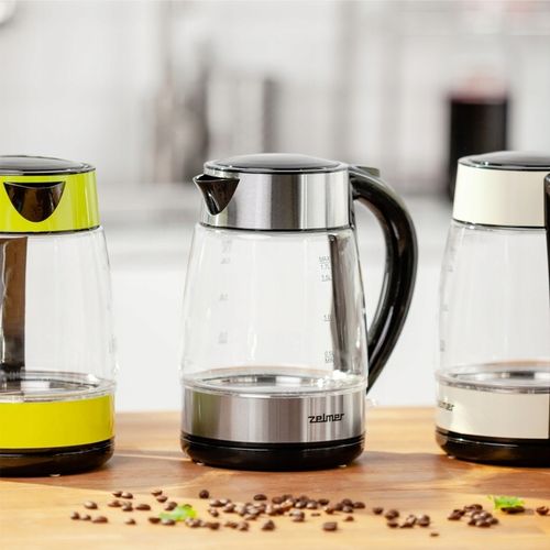 CZAJNIK BEZPRZEWODOWY SZKLANY ZELMER ZCK8011 PODŚWIETLENIE 1,7L Dioda LED na Arena.pl