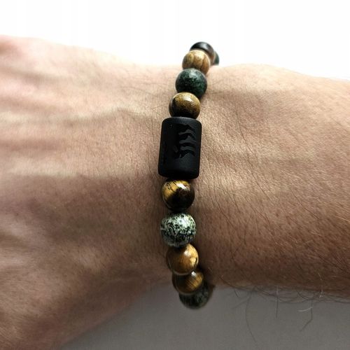 Bransoletka męska, znak zodiaku BARAN, REGULOWANA 17-24cm, Versatile na Arena.pl