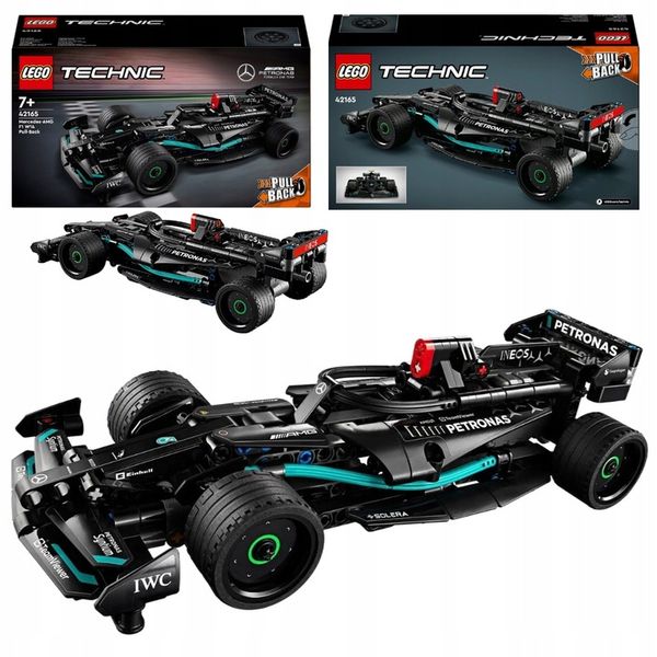 Lego Technic 42165 Samochód Mercedes AMG F1 W14 E Napęd Pull-back Auto zdjęcie 9