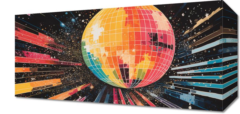 Obraz 40x20cm Disco Gra! zdjęcie 1