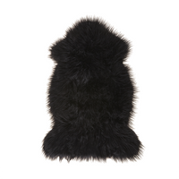 Sztuczna skóra owcza czarna MUNGO