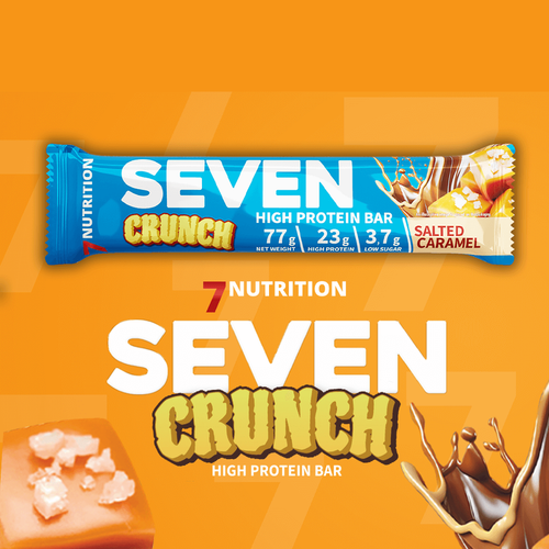7Nutrition - Seven Protein Bar 77 g - słony karmel na Arena.pl