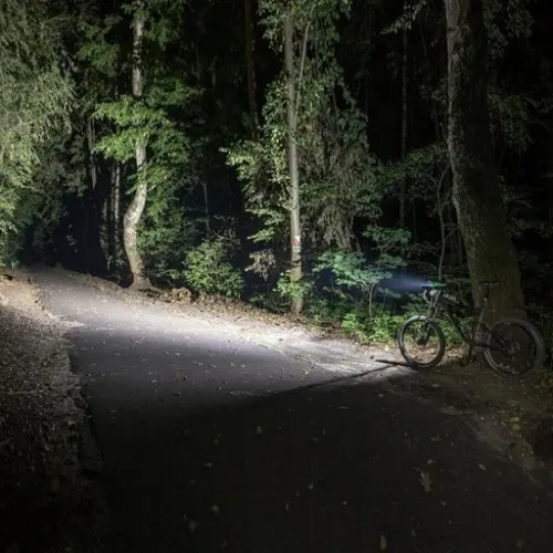 LAMPKA ROWEROWA LED PRZÓD 1800 LUMENÓW MOCNA + TYŁ na Arena.pl