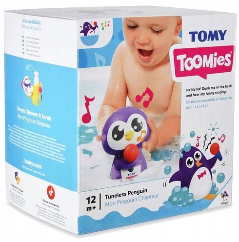 BEZPIECZNA ZABAWKA KĄPIELOWY PINGWIN 12M+ TOMY zdjęcie 6