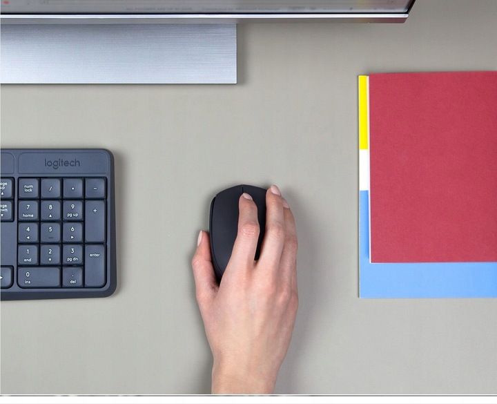 Mysz bezprzewodowa Logitech B170 optyczna czarna zdjęcie 2