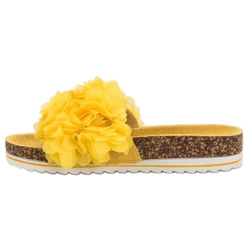 Modne Żółte Klapki r.41 na Arena.pl