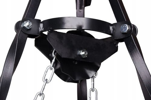 GRILL OGRODOWY TRÓJNÓG KUTY + RUSZT 60 CM WISZĄCY na Arena.pl