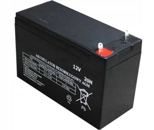 AKUMULATOR ŻELOWY 12V 7Ah AGM UPS CENTRALA HQ na Arena.pl