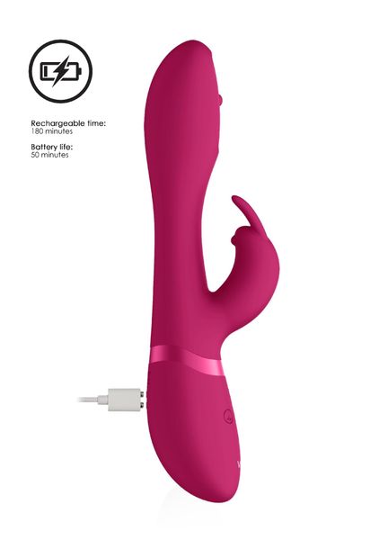 Mira - Spinning G-Spot Rabbit - Pink zdjęcie 9