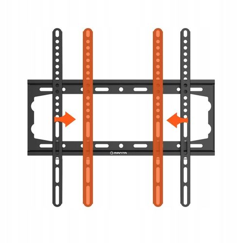 Uchwyt do telewizora TV ścienny wieszak 26-80 cali VESA 45Kg KOŁKI ŚRUBY na Arena.pl