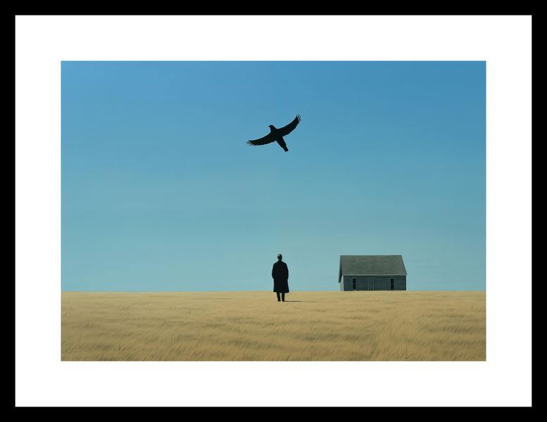 Plakat 29,7x21cm Samotny i Wolny zdjęcie 3
