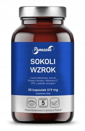 Panaseus Sokoli Wzrok 50kaps POPRAWA WZROKU na Arena.pl