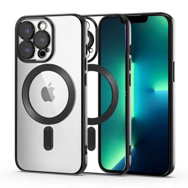 TECH-PROTECT MAGSHINE MAGSAFE IPHONE 13 PRO BLACK zdjęcie 1